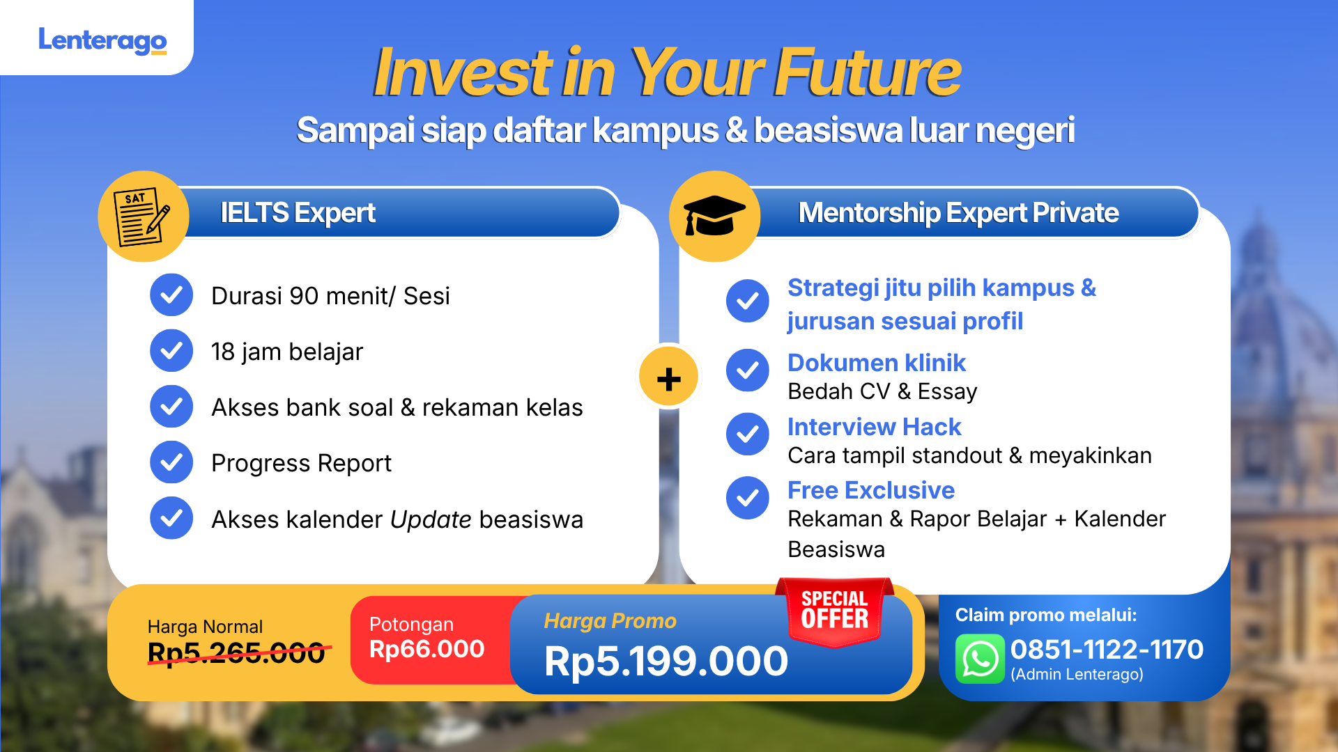 Program Persiapan Kuliah Luar Negeri - Lenterago